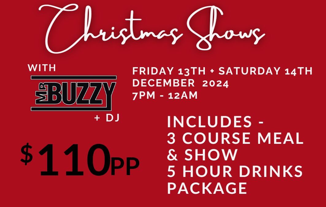 CHRISTMAS SHOW WITH MR BUZZY – 13th & 14th December 2024