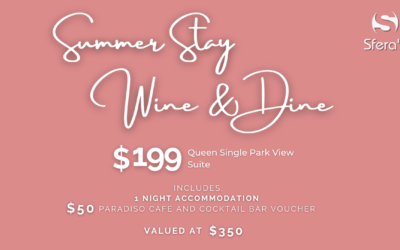 SUMMER STAY WINE & DINE DEAL