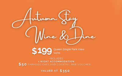 AUTUMN STAY WINE & DINE DEAL