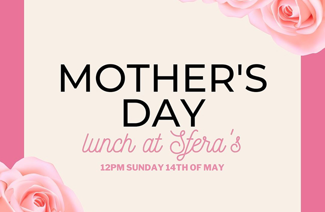MOTHERS DAY – Sunday 14th May 2023